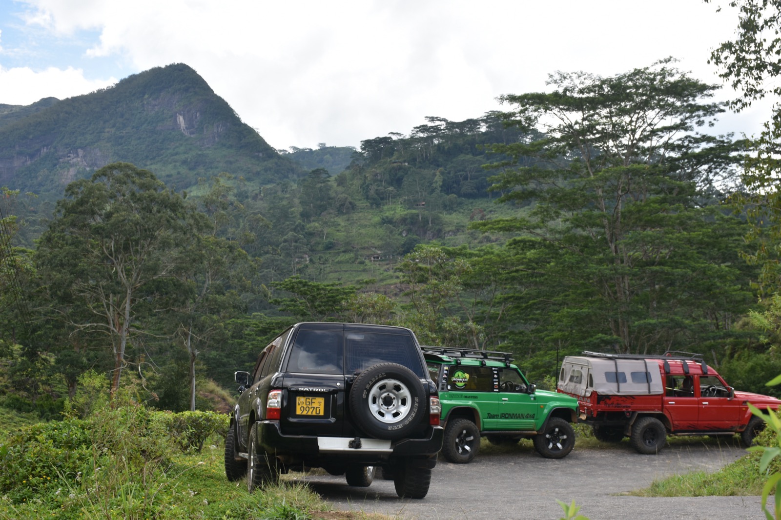 Wide green landscape around Hulu Ganga