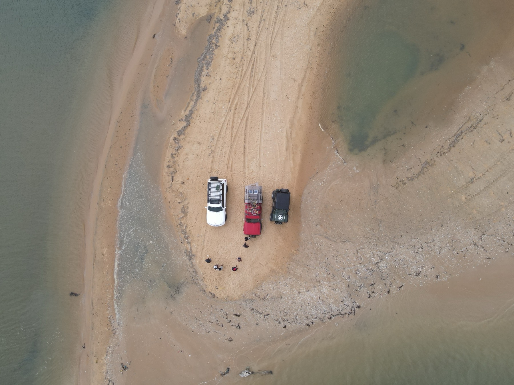Kalpitiya lagoon landscape from above