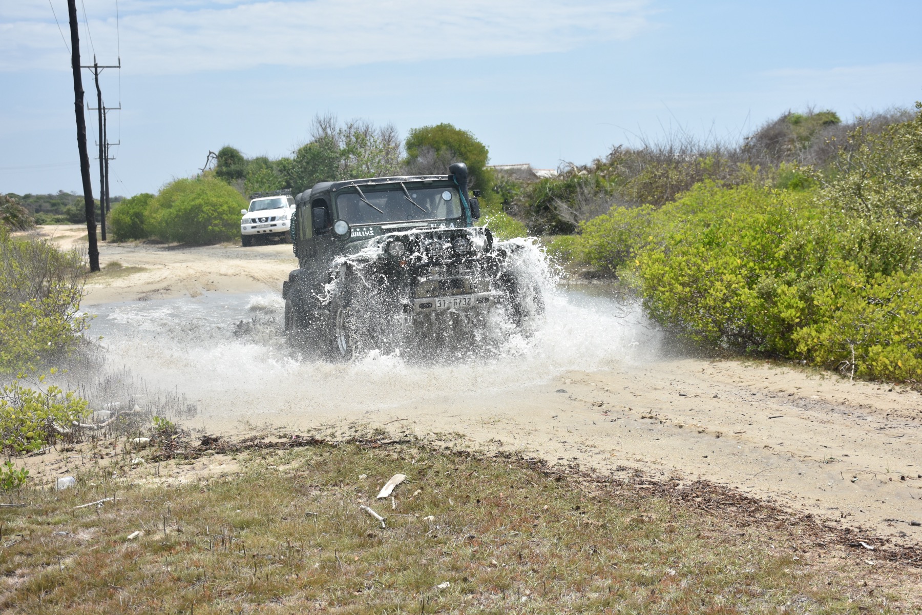Kalpitiya beach-track scenery