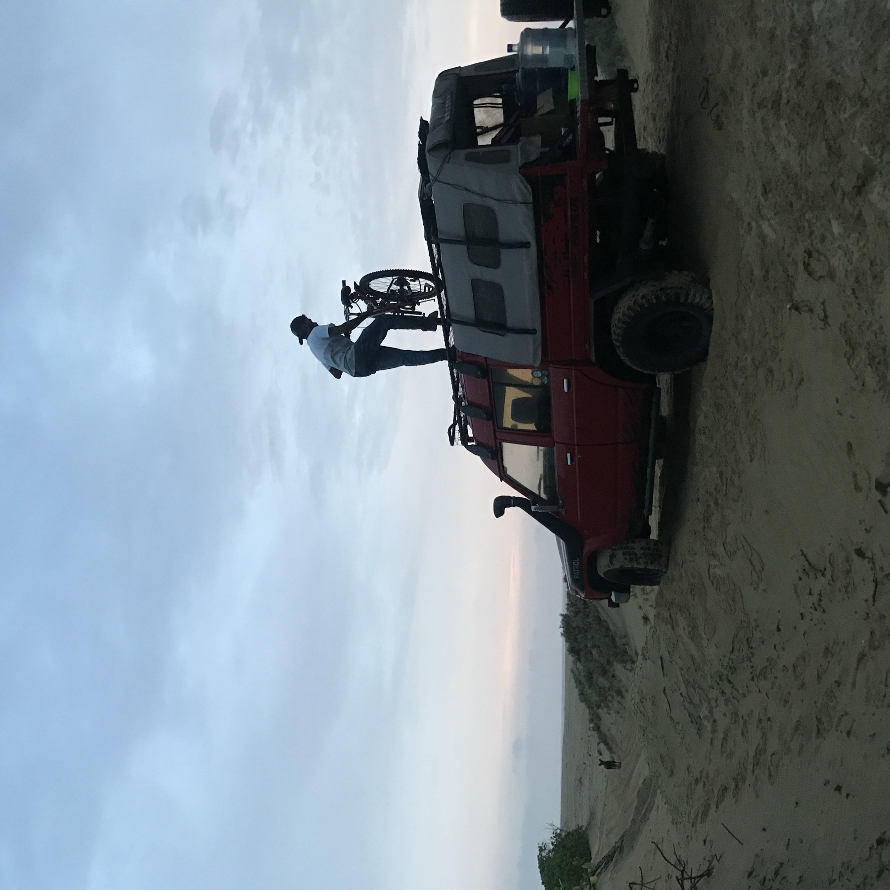 Kalpitiya coastal backroad view